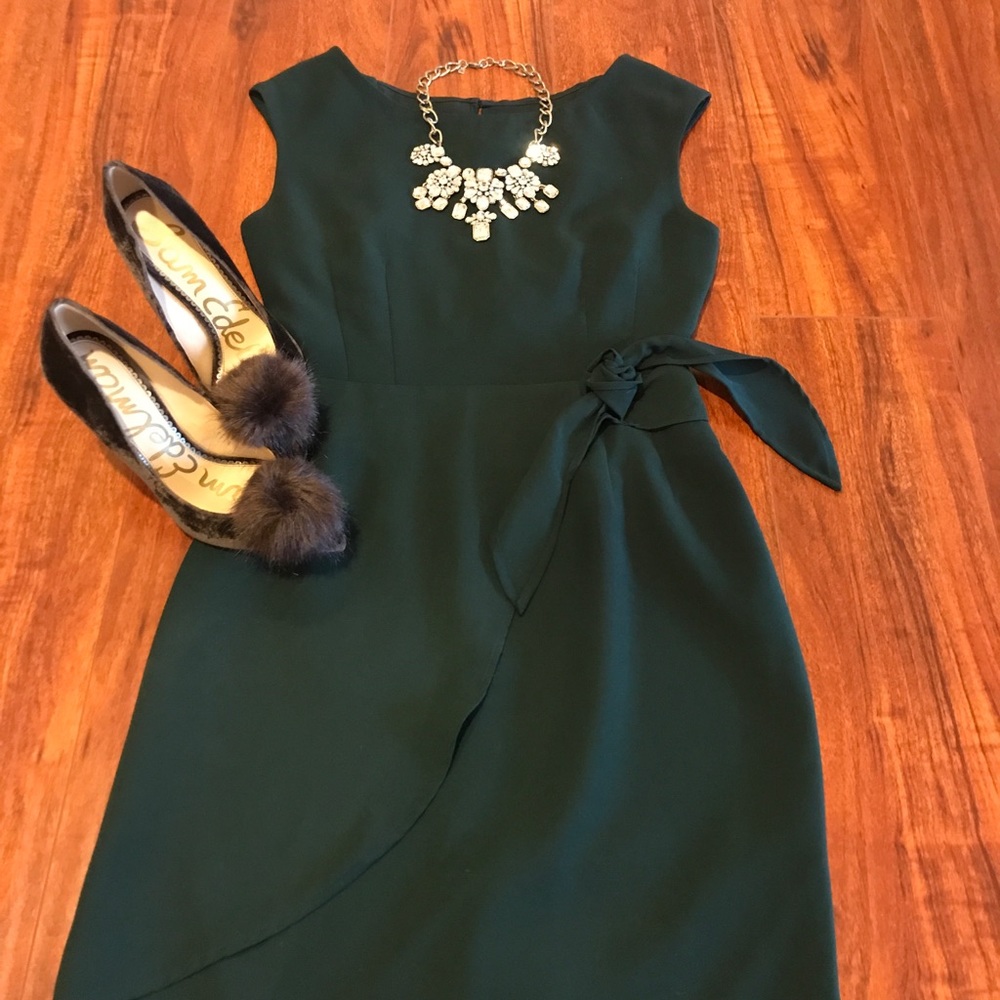 Love 21 Emerald green dress from Forever 21